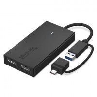 Plugable Technologies UGA-HDMI-2S PLUGABLE USBC - HDMI ADAPTER DUAL MONITOR VIDEO GRAPHICS ADAPTER