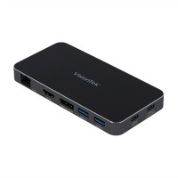 Visiontek 901469 VT400 USB-C PORTABLE HUB-DUAL 4K DISP 100W POWER