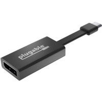 Plugable Technologies USBC-TDP USB C TO DISPLAYPORT ADAPTER 4K 60HZ, DRIVERLESS THUNDERBOLT 3 TO DISPLAYPORT AD