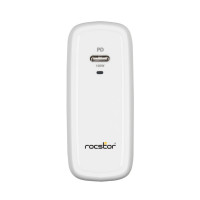 Rocstor Y10A247-W1 PREMIUM 100W SMART USB-C POWER ADAPTER - COMPATIBLE WITH ANY USB-C-ENABLED LAPTO