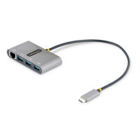 Startech HB30C3A1GEA2 PORTABLE BUS-POWERED USB-C EXPANSION HUB WITH 3X USB-A PORTS AND GB ETHERNET NET