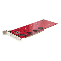 STARTECH.COM QUAD-M2-PCIE-CARD-B QUAD M.2 PCIE ADAPTER CARD MKEY AHCI NVME M2 SSD PCIE 4.0