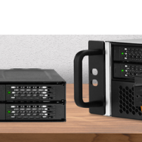 Icy Dock MB699VP-B V3 TOUGHARMOR MB699VP-B V3 4 BAY 2.5IN U.2/U.3 NVME SSD PCIE 4.0 MOB