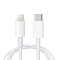 Axiom LGMUSBCMW06-AX AXIOM LIGHTNING TO USB-C M/M ADAPTER CABLE - WHITE 6FT