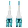 Eaton N821-100M-AQ-AR EATON TRIPP LITE SERIES 100G DUPLEX MULTIMODE 50/125 OM4 ARMORED FIBER OPTIC CAB