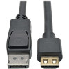 Eaton P582-006-HD-V4A EATON TRIPP LITE SERIES DISPLAYPORT 1.4 TO HDMI ACTIVE ADAPTER CABLE (M/M), 4K 6