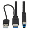Eaton U328-025-1 USB ACTIVE REPEATER CABLE USB-A TO USB-B USB 3.2 GEN 1 M/M 25FT