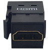 P164-000-KPBK8K HDMI KEYSTONE PANEL MOUNT COUPLER 8K 60HZ F/F BLACK