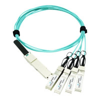 Axiom 40G-QSFP-4SFP-1001-AX AXIOM 40GBASE-AOC QSFP+ TO 4 SFP+ ACTIVE OPTICAL CABLE BROCADE COMPATIBLE, 10M