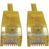 EATON TRIPP LITE SERIES CONNECTIVIT N261-S06-YW 6FT CAT6A YELLOW M/M SNAGLESS MOLDED SLIM 10G POE ENET CABLE