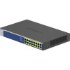 Netgear GS516UP-100NAS GIGABIT UNMANAGED SWITCH SERIES (GS516UP) - 16-PORT GIGABIT ETHERNET HIGH-POWER