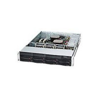 Supermicro SC825 TQC-R802LPB - rack-mountable - 2U - enhanced extended ATX