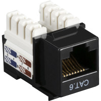 Black Box CAT6J-BK-25PAK BASIC JACK THAT MEETS OR EXCEEDS INDUSTRY STANDARDS. SUITABLE FOR 22 26 AWG STRA