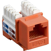 Black Box CAT6J-OR-25PAK BASIC JACK THAT MEETS OR EXCEEDS INDUSTRY STANDARDS. SUITABLE FOR 22 26 AWG STRA