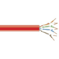 Black Box EVNSL0643A-1000 CAT6 550-MHZ STRANDED ETHERNET BULK CABLE - UNSHIELDED (UTP), CM PVC, RED, 1000-