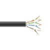 Black Box EVNSL0647A-1000 CAT6 550-MHZ STRANDED ETHERNET BULK CABLE - UNSHIELDED (UTP), CM PVC, BLACK, 100