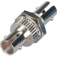 Black Box FOT110 FIBER OPTIC COUPLING - SINGLEMODE, SIMPLEX, CERAMIC SLEEVE, ROUND, ST-ST, SILVER