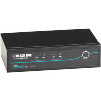 BLACK BOX KV9612A DESKTOP KVM SWITCH - DVI-D WITH EMULATED USB KEYBOARD/MOUSE, 2-PORT, GSA, TAA