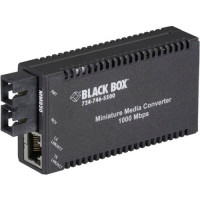 BLACK BOX LGC010A-R2 GIGABIT ETHERNET MEDIA CONVERTER - 1000-MBPS COPPER TO 1000-MBPS MULTIMODE FIBER