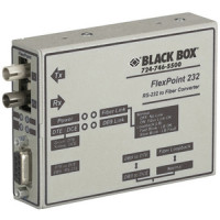 BLACK BOX ME660A-MST ASYNC RS232 EXTENDER OVER FIBER - DB9 FEMALE TO ST MULTIMODE, 2.5 KM, GSA, TAA