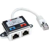 Intellinet 504195 MODULAR DISTRIBUTOR - NETWORKING / PORTS QTY: 2 - ALLOWS YOU TO ONLY LAY ONE CAB