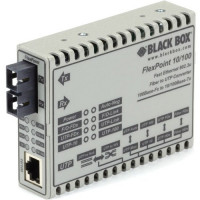 Black Box LMC100A-SC-R3 FAST ETHERNET (100-MBPS) MEDIA CONVERTER - 10/100-MBPS COPPER TO 100-MBPS MULTIM