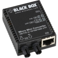 Black Box LMC401A 10/100BT 100BFX MM 5K ST MEDIA CONVERTER US PS