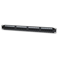 Intellinet 520959 PATCH PANEL - NETWORKING / PORTS QTY: 24 - SUPPORTS 22 TO 26 AWG STRANDED AND SO