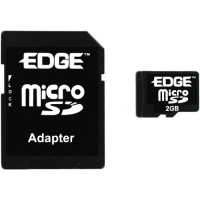 Edge Memory PE214487 2GB EDGE MICROSD FLASH MEMORY CARD WITH