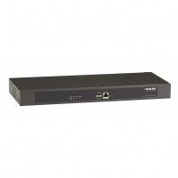 BLACK BOX LES1532A CONSOLE SERVER - CISCO PINOUT, (32) RS-232 RJ45, (2) 10/100/1000-MBPS RJ45, GSA,