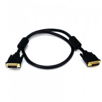 Monoprice 2407 3FT 28AWG CL2 DUAL LINK DVI-D CABLE - BLACK. COMPLIANT WITH THE DVI STANDARD DEF