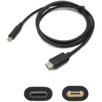 Addon USBC2MUSB21MB 3FT (1M) M/M BLACK ADAPTER CBL USB-C 3.1 TO MICRO USB-B 2.0