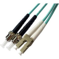 Axiom LCSTOM4MD15M-AX AXIOM LC/ST MULTIMODE DUPLEX OM4 50/125 FIBER OPTIC CABLE 15M