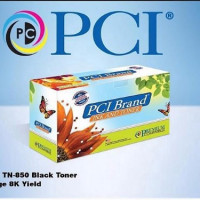 PcI TN850-PCI PCI BRAND BROTHER TN-820 TN-850 HIGH YIELD BLACK TONER CARTRIDGE 8K FOR BROTHER