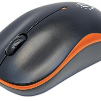 Manhattan 179409 MANHATTAN USB SUCCESS WIRELESS ORANGE/BLACK OPTICAL MOUSE, 3 BUTTONS, 1000DPI. 2