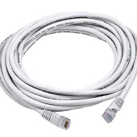 Monoprice 5015 CAT6 24AWG UTP ETHERNET NETWORK PATCH CABLE, 20FT WHITE