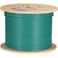 Black Box C6ABC51S-GN-1000 CAT6A 650-MHZ SOLID ETHERNET BULK CABLE - SHIELDED (F/UTP), CMP PLENUM, GREEN, 1