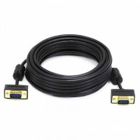 Monoprice 6363 25FT ULTRA SLIM SVGA SUPER VGA 30/32AWG M/M MONITOR CABLE W/ FERRITES (GOLD PLAT