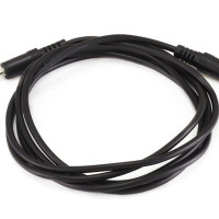 Monoprice 648 6FT 3.5MM STEREO PLUG/JACK M/F CABLE - BLACK