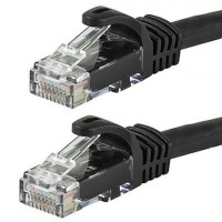 Monoprice 9828 FLEXBOOT SERIES CAT6 24AWG UTP ETHERNET NETWORK PATCH CABLE, 100FT BLACK