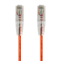 Monoprice 14807 SLIMRUN CAT6 UTP CABLE-3FT ORANGE