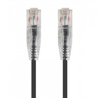Monoprice 13537 SLIMRUN CAT6 UTP CABLE-7FT BLACK