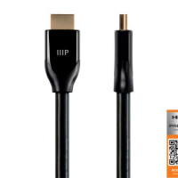 Monoprice 15427 HIGH SPEED HDMI CABLE_ HDR_ 3FT - BLACK