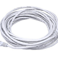Monoprice 142 CAT5E PATCH CABLE_ 25FT WHITE