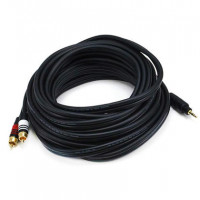 Monoprice 5601 STEREO M TO 2RCA M CABLE 25FT - BLACK
