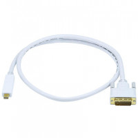 Monoprice 5998 MINI DISPLAYPORT TO DVI CABLE -WHITE 3FT