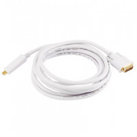 Monoprice 6000 MINI DISPLAYPORT TO DVI CABLE-WHITE 10FT