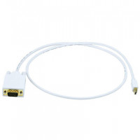 Monoprice 6002 MINI DISPLAYPORT TO VGA CABLE - WHITE3FT