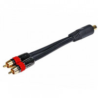 Monoprice 6261 RCA F TO 2-RCA M DIGITAL COAX 6IN