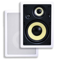 Monoprice 6816 IN WALL SPEAKERS 8 INCH FIBER 3-WAY (PR)